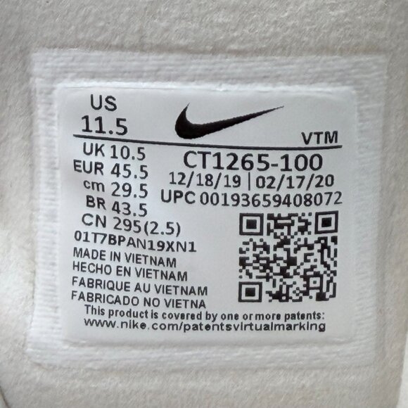 Nike Air Max 270 React 'Indigo Fog' - Picture 12 of 13